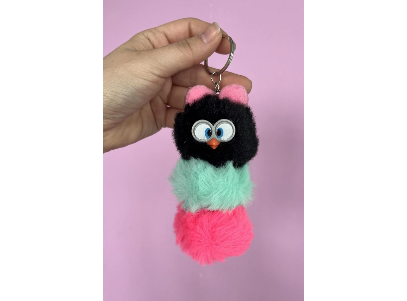 12li Karışık Renk Baykuş Figürlü Anahtarlık Set