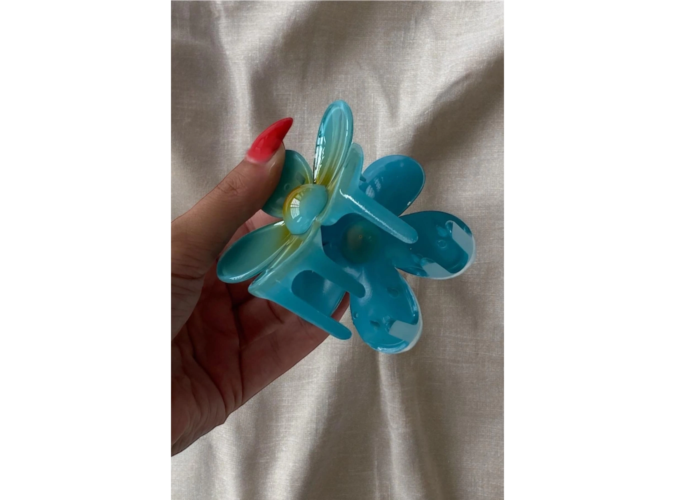 12li Karışık Renk Çiçek Figürlü Toka Set