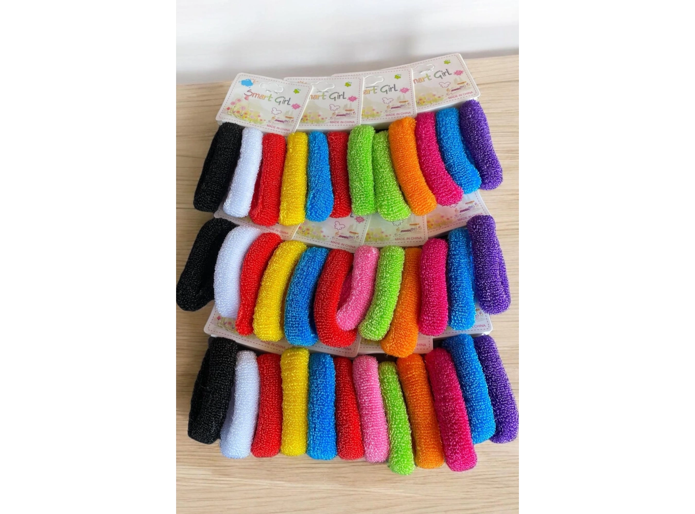 12li Karışık Renk Havlu Toka Set