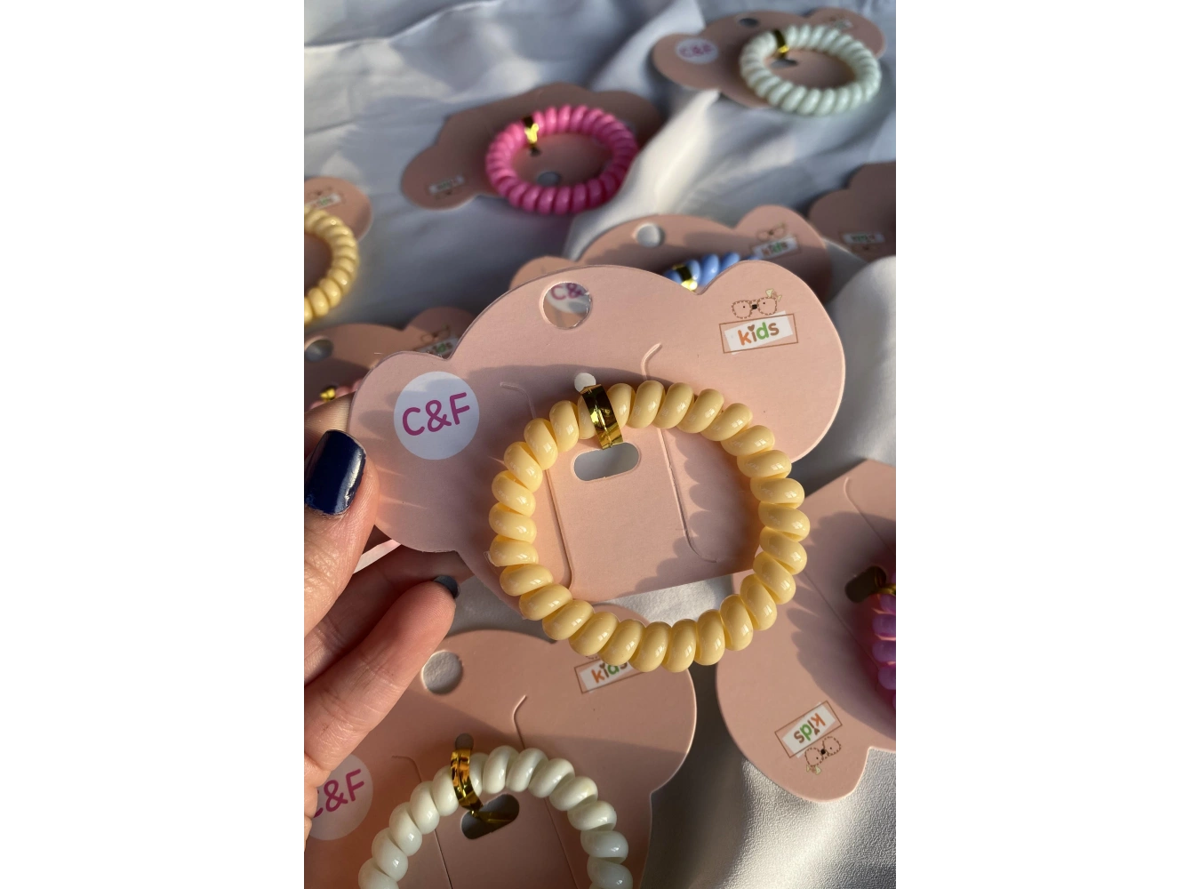 12li  Karışık Renk Helezon Toka Set