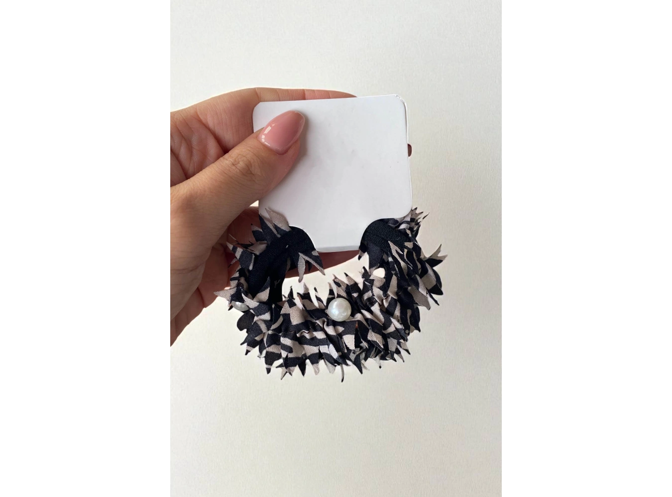 12li Karışık Renk İnci Detaylı Simit Toka Set