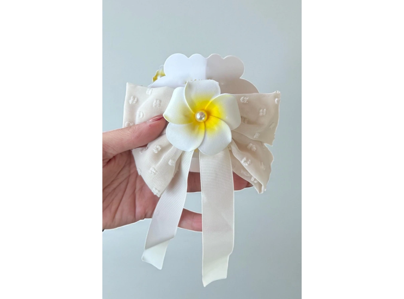 12li Karışık Renk Kurdele Figürlü Çiçek Detaylı Otomat Toka Set