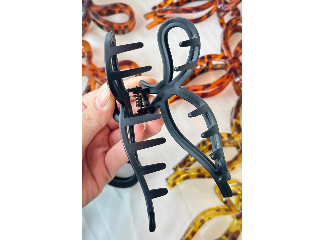 12li Karışık Renk Kurdele Figürlü Mandal Toka Set