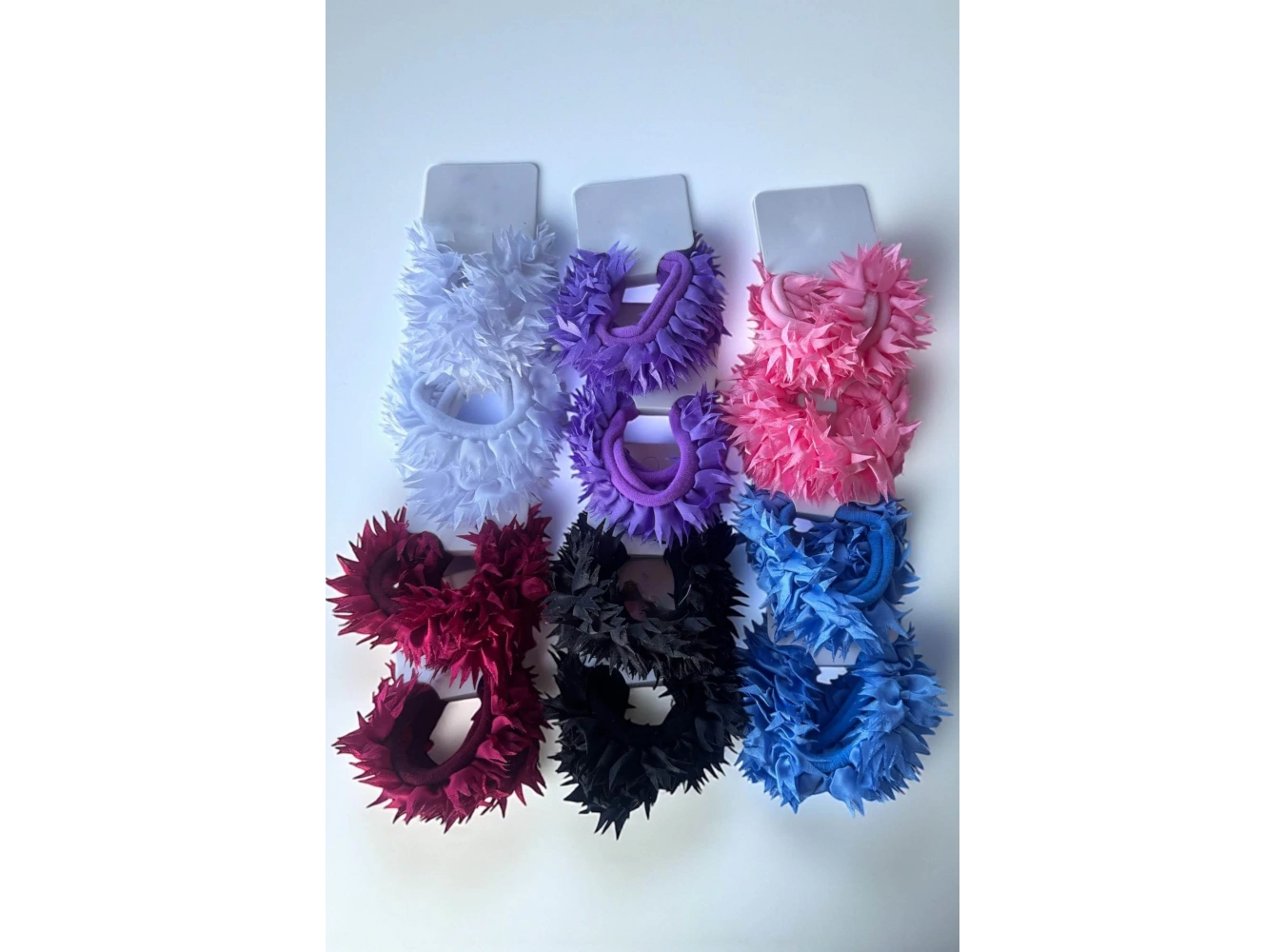 12li Karışık Renk Lastik Toka Set