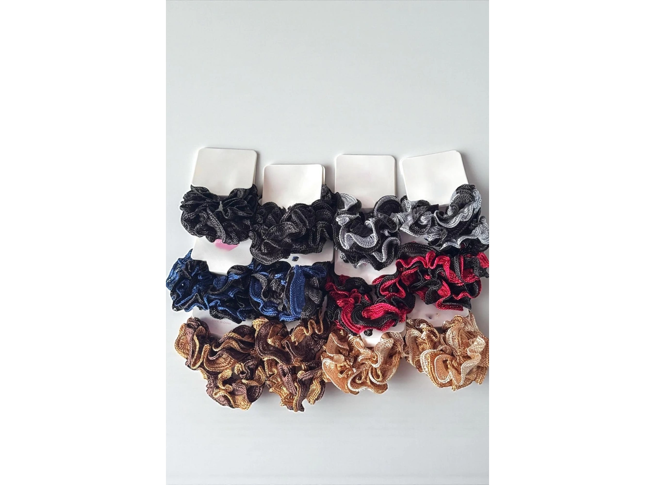 12li Karışık Renk Lastik Toka Set