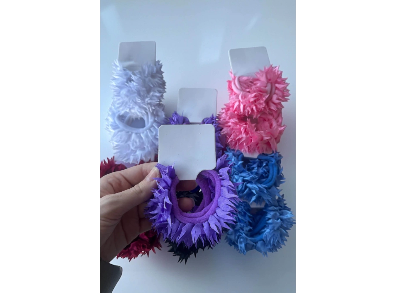 12li Karışık Renk Lastik Toka Set