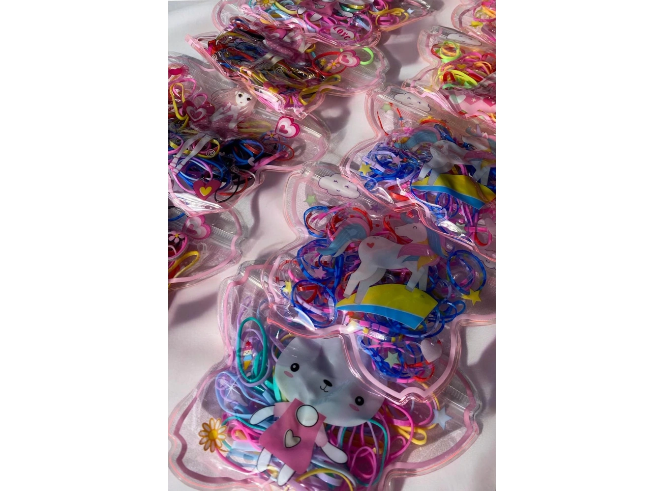 12li Karışık Renk Lastik Toka Set