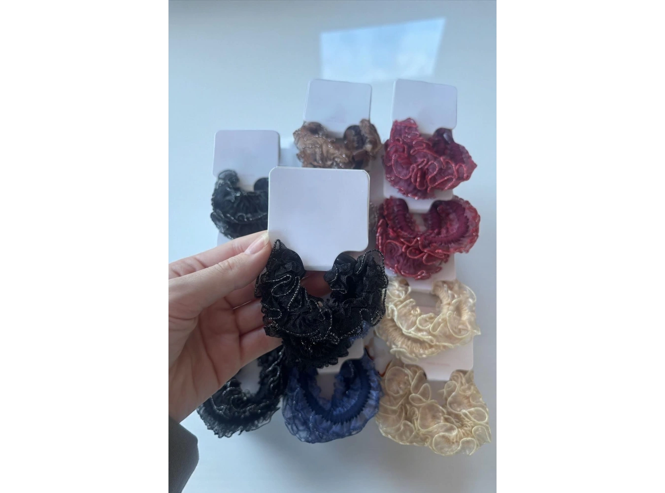 12li Karışık Renk Lastik Toka Set