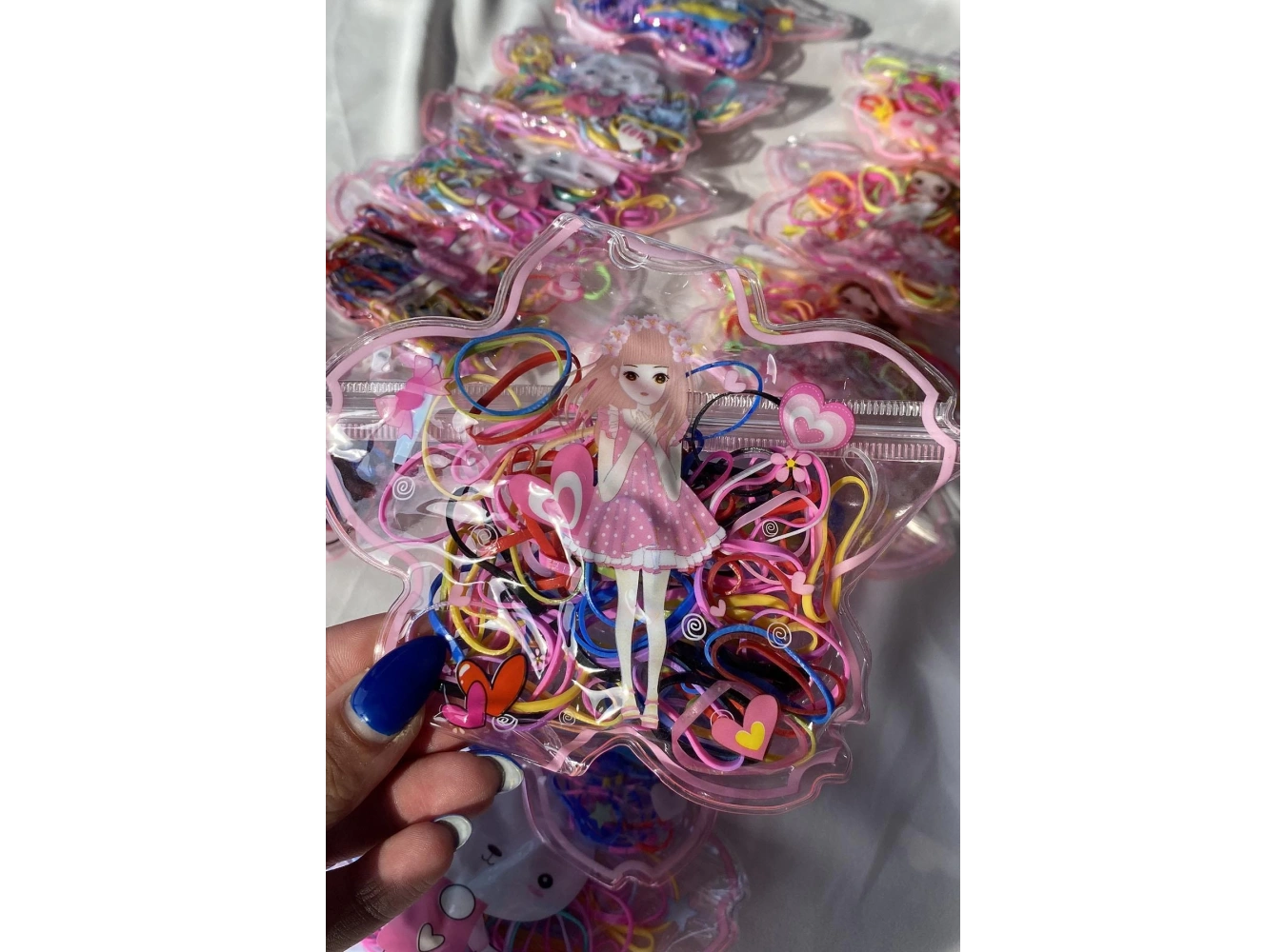 12li Karışık Renk Lastik Toka Set