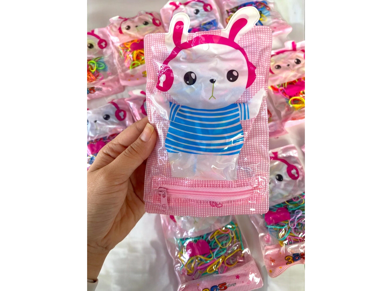 12li Karışık Renk Lastik Toka Set