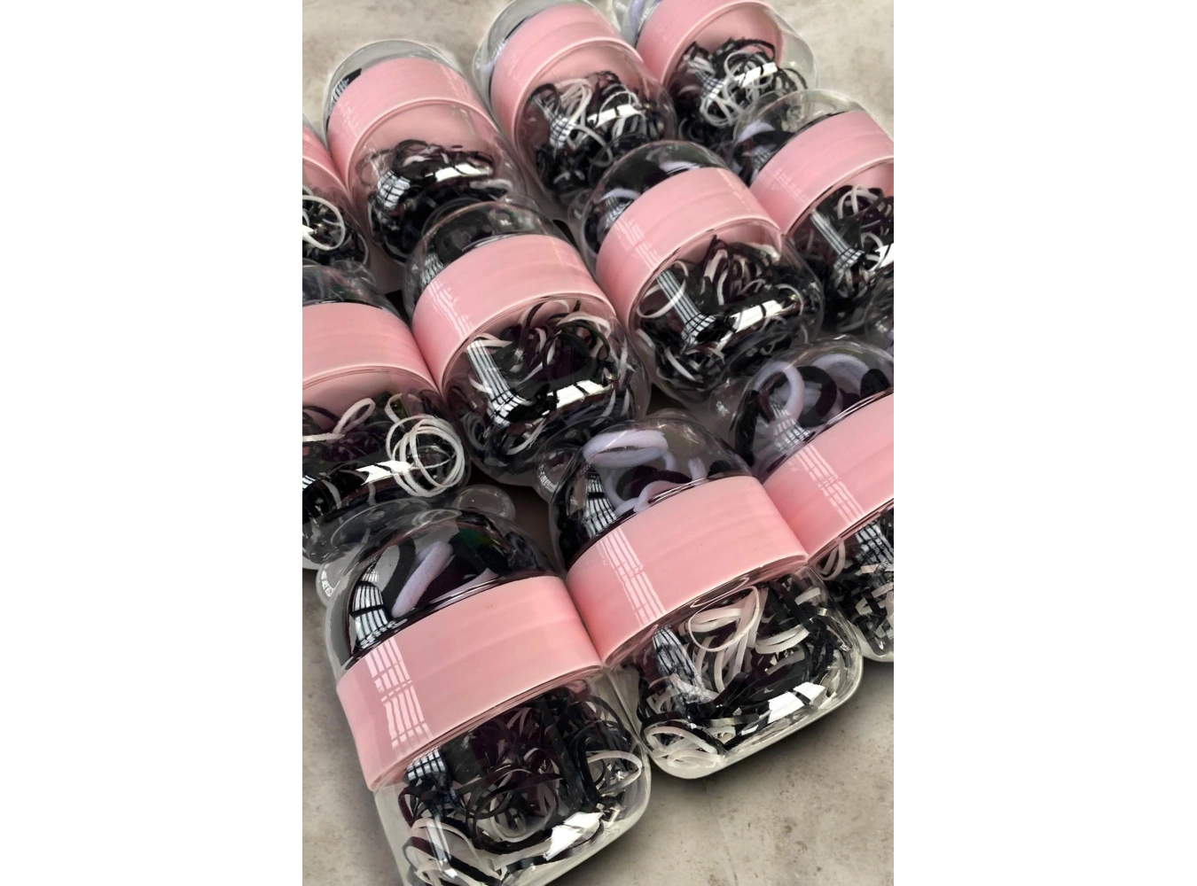 12li Karışık Renk Lastik Ve Havlu Toka Set