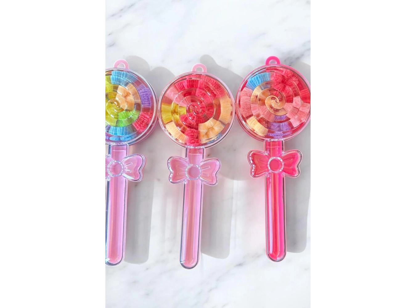12li Karışık Renk Lolipop Figürlü Toka Set