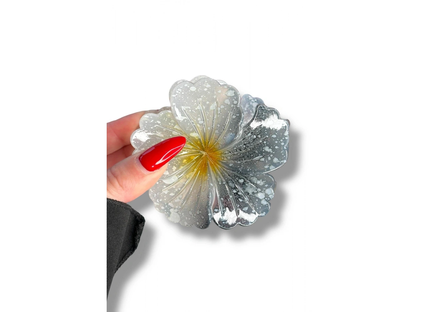 12li Karışık Renk Lotus Figürlü Mandal Toka Set