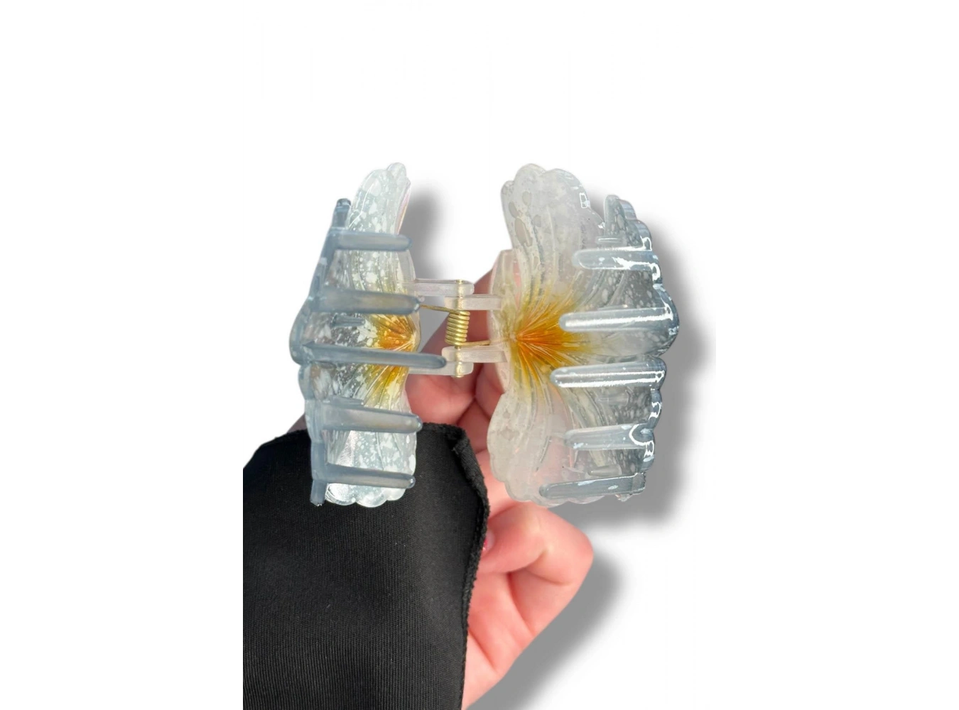 12li Karışık Renk Lotus Figürlü Mandal Toka Set