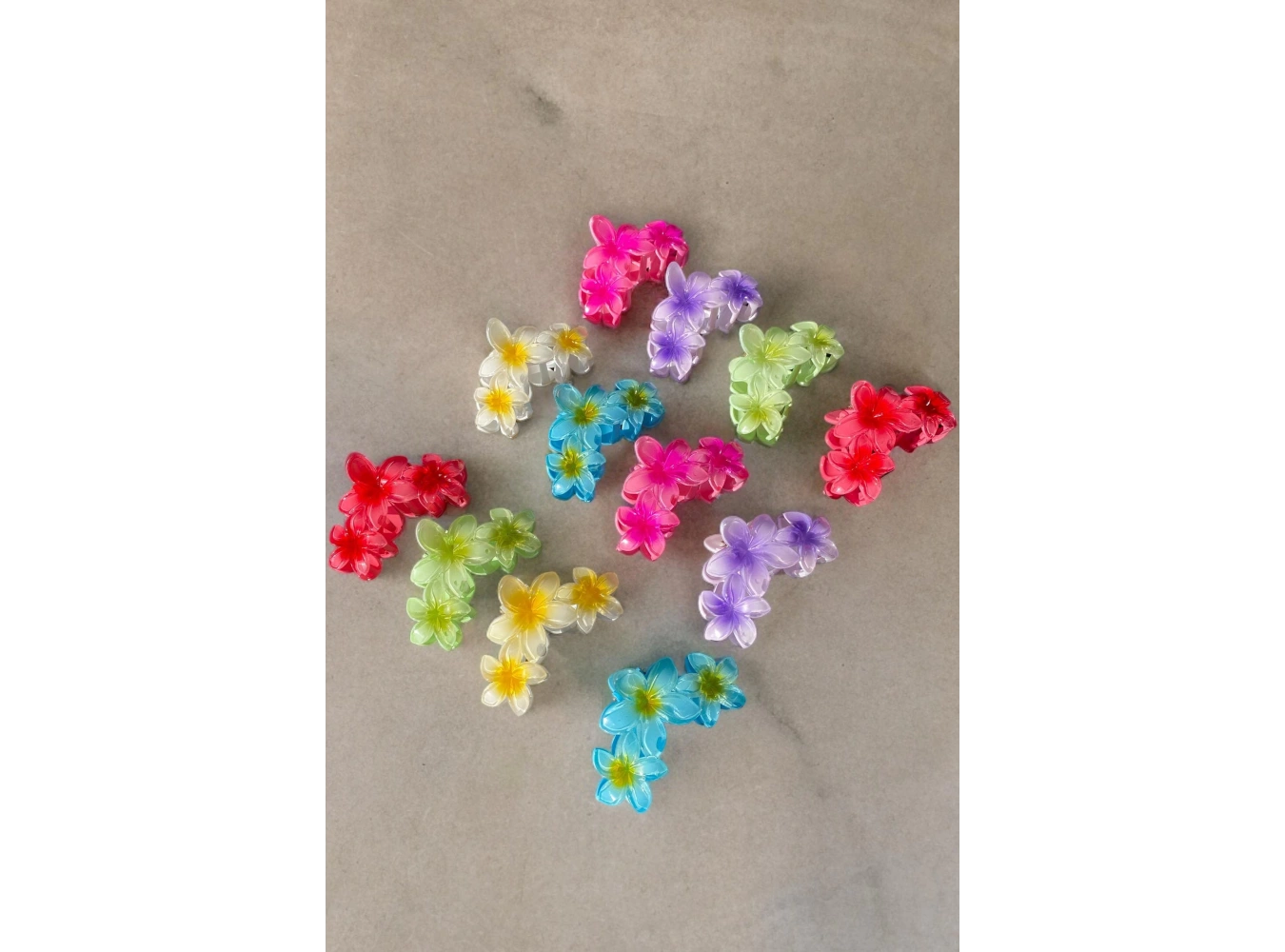 12li Karışık Renk Lotus Toka Set