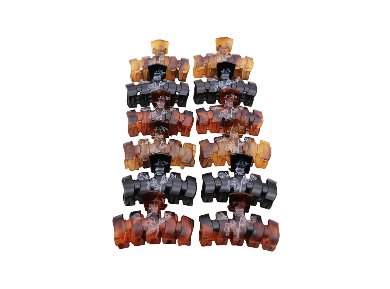 12li Karışık Renk Mandal Toka