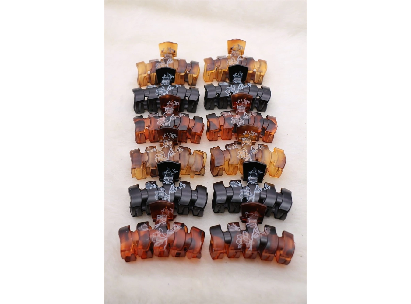 12li Karışık Renk Mandal Toka