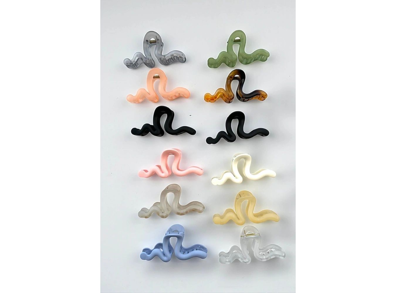 12li Karışık Renk Mandal Toka Set