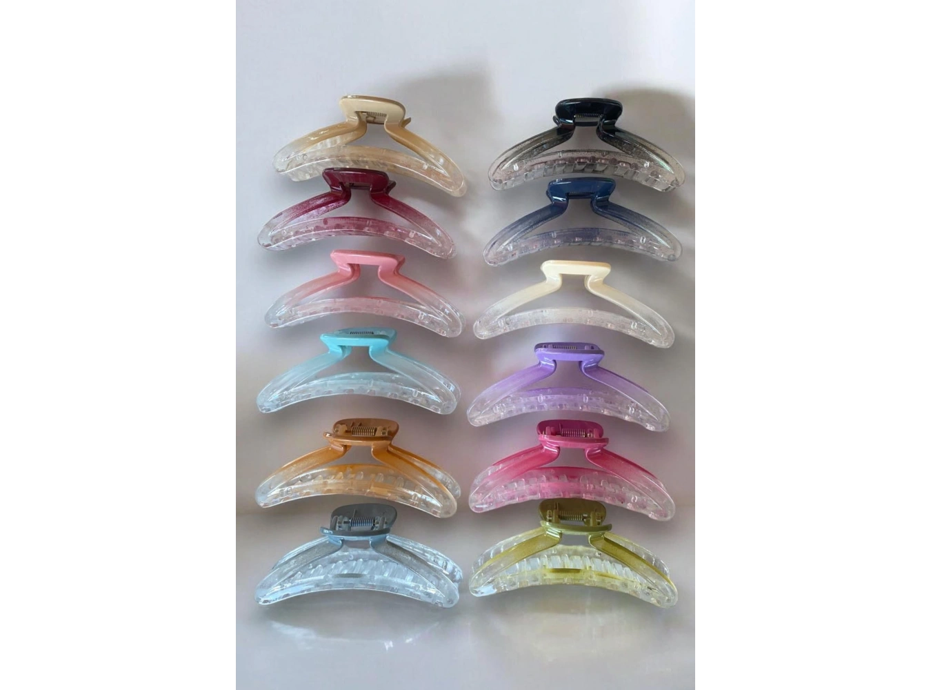12li Karışık Renk Mandal Toka Set