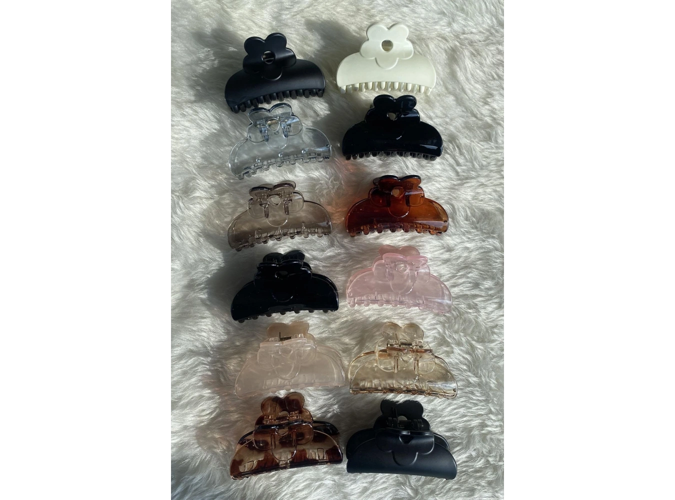 12li Karışık Renk Mandal Toka Set