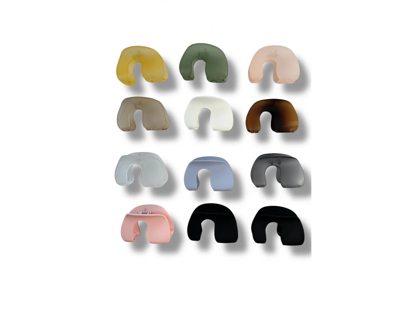 12li Karışık Renk Mandal Toka Set