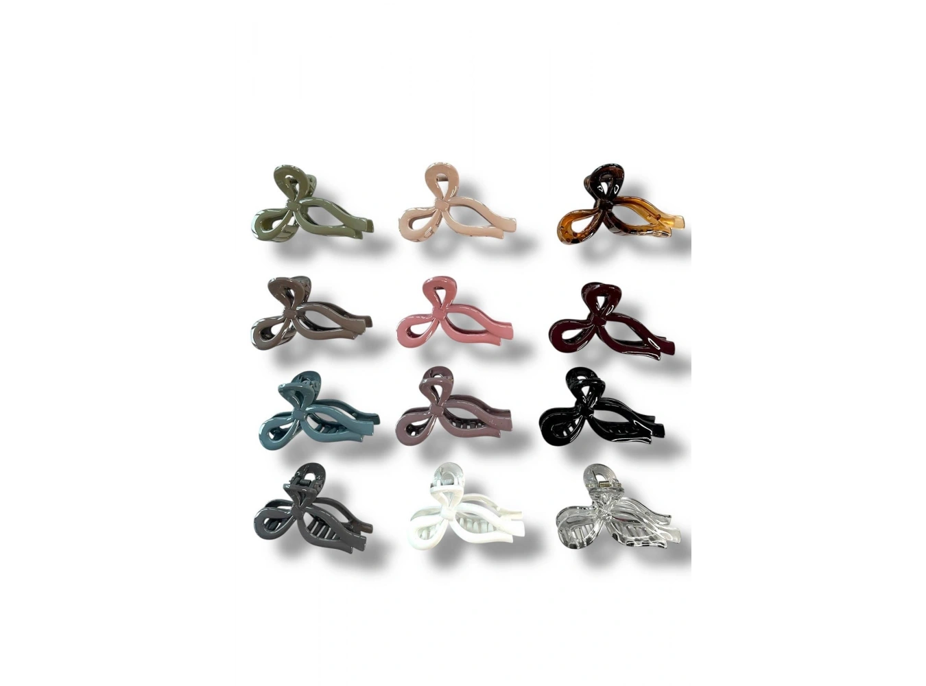 12li Karışık Renk Mandal Toka Set