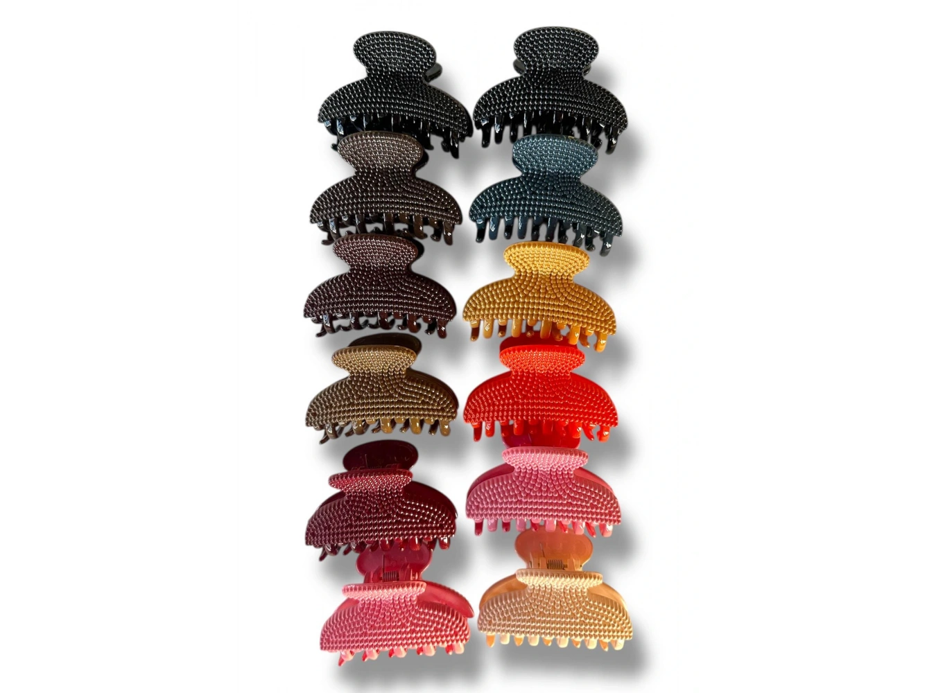 12li Karışık Renk Mandal Toka Set