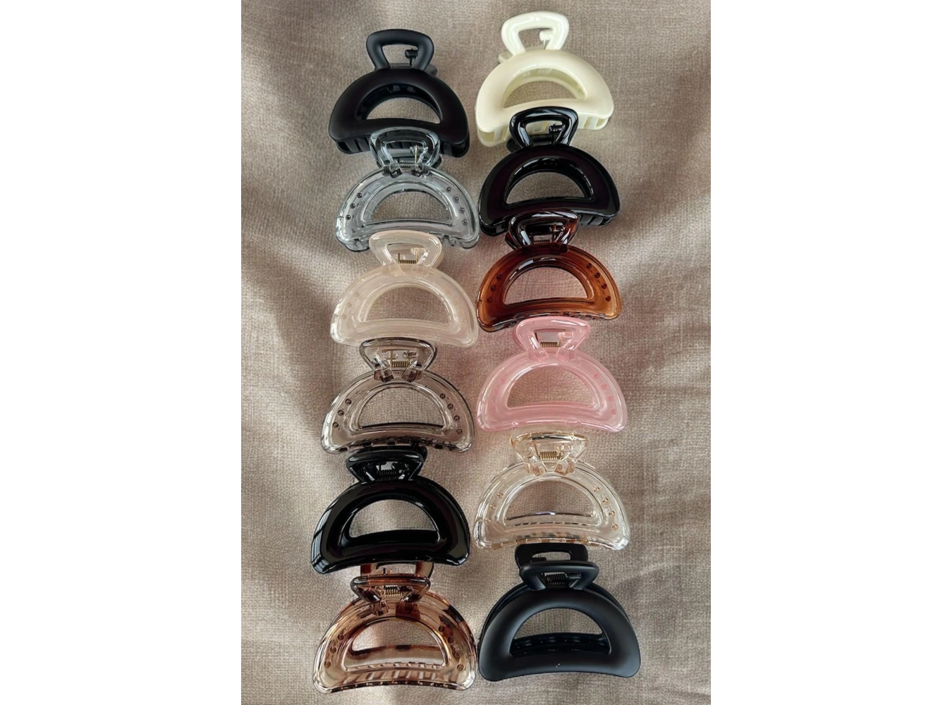 12li Karışık Renk Mandal Toka Set