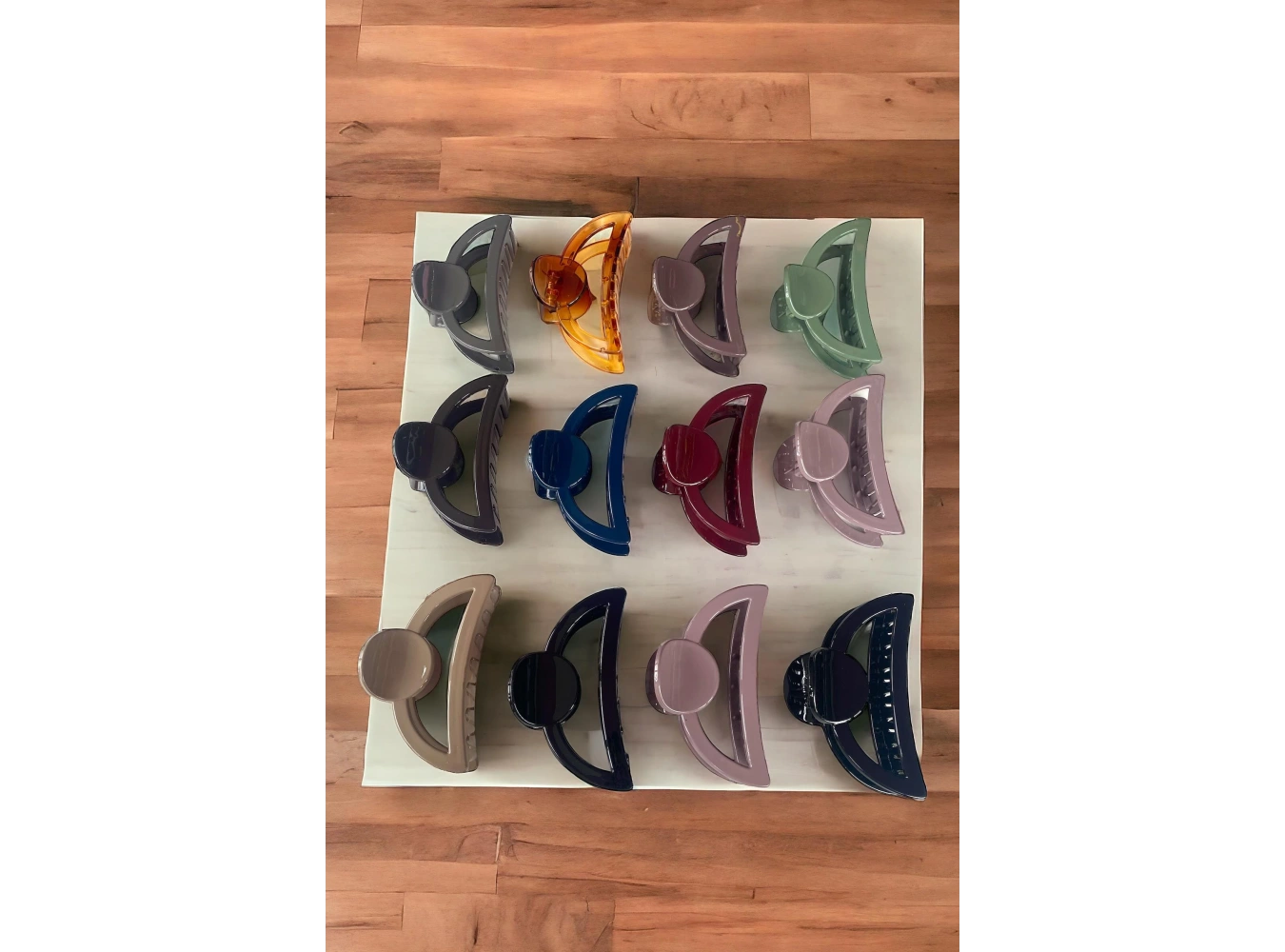 12li Karışık Renk Mandal Toka Set