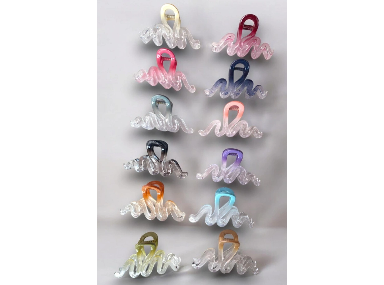 12li Karışık Renk Mandal Toka Set