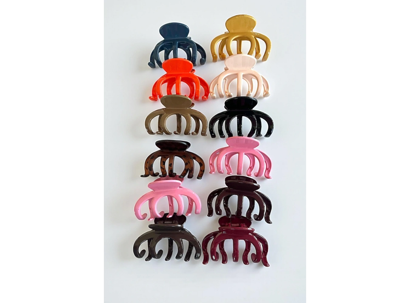 12li Karışık Renk Mandal Toka Set