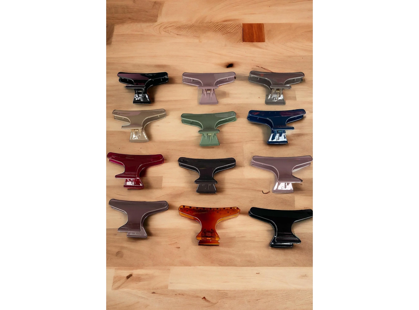 12li Karışık Renk Mandal Toka Set