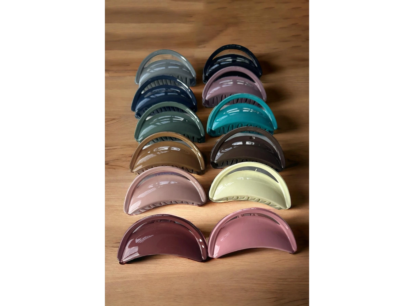 12li Karışık Renk Mandal Toka Set