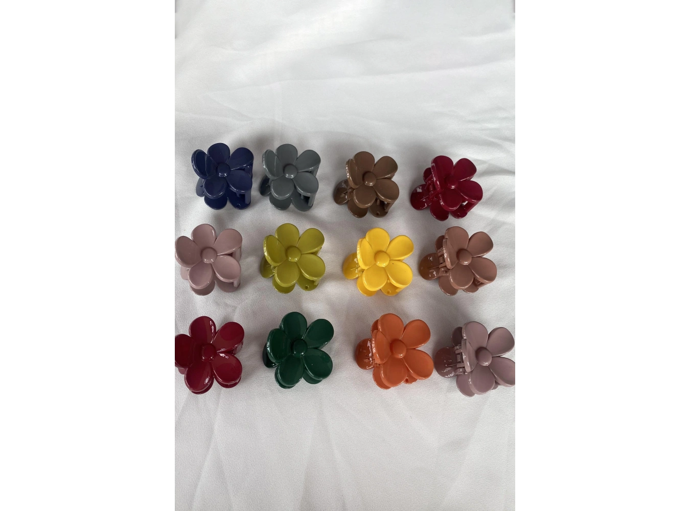 12li Karışık Renk Mandal Toka Set