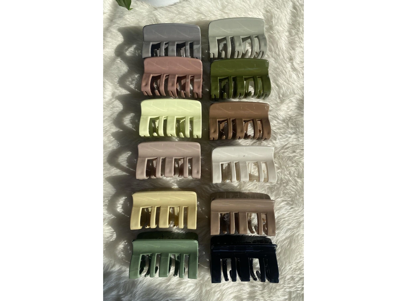 12li Karışık Renk Mandal Toka Set