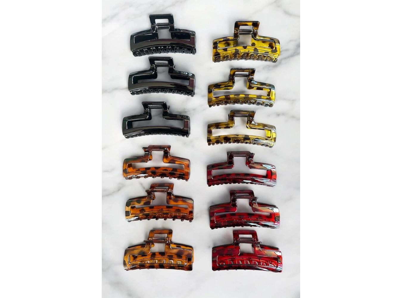 12li Karışık Renk Mandal Toka Set