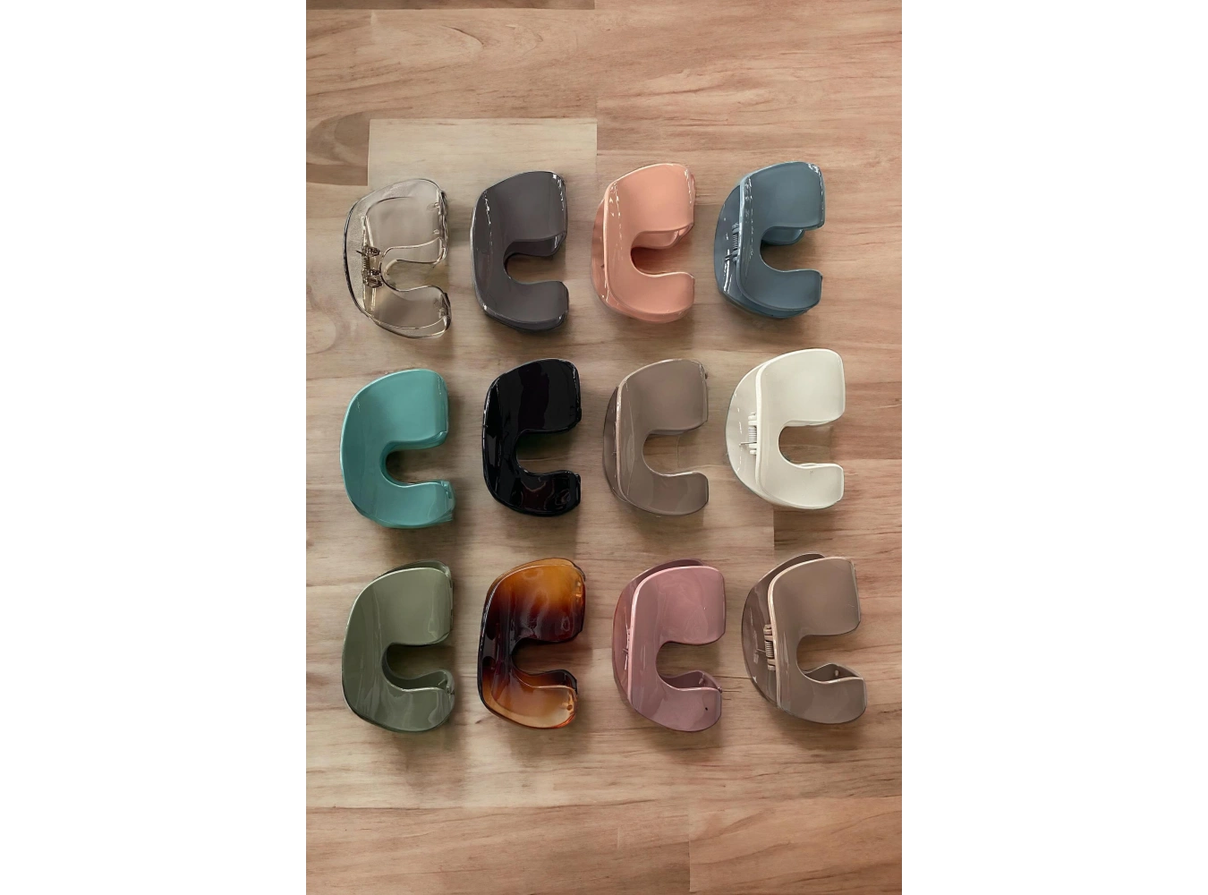 12li Karışık Renk Mandal Toka Set