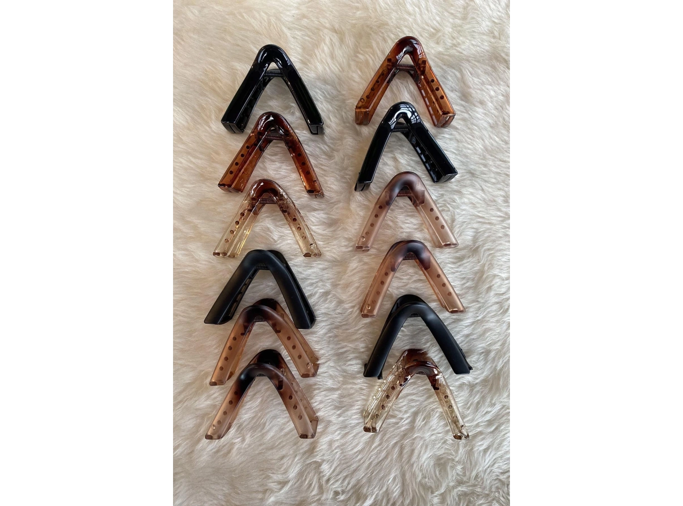 12li Karışık Renk Mandal Toka Set