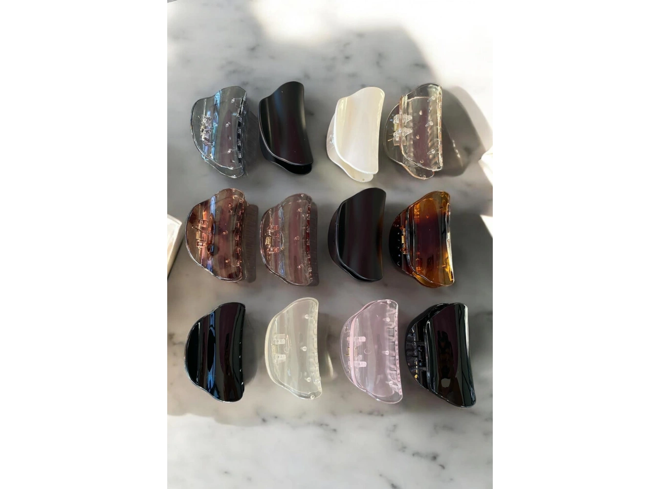 12li Karışık Renk Mandal Toka Set