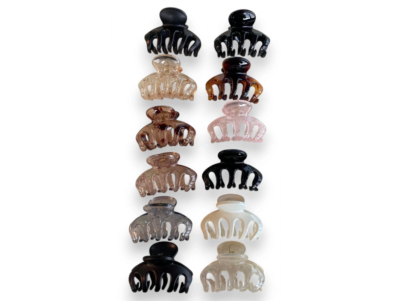 12li Karışık Renk Mandal Toka Set