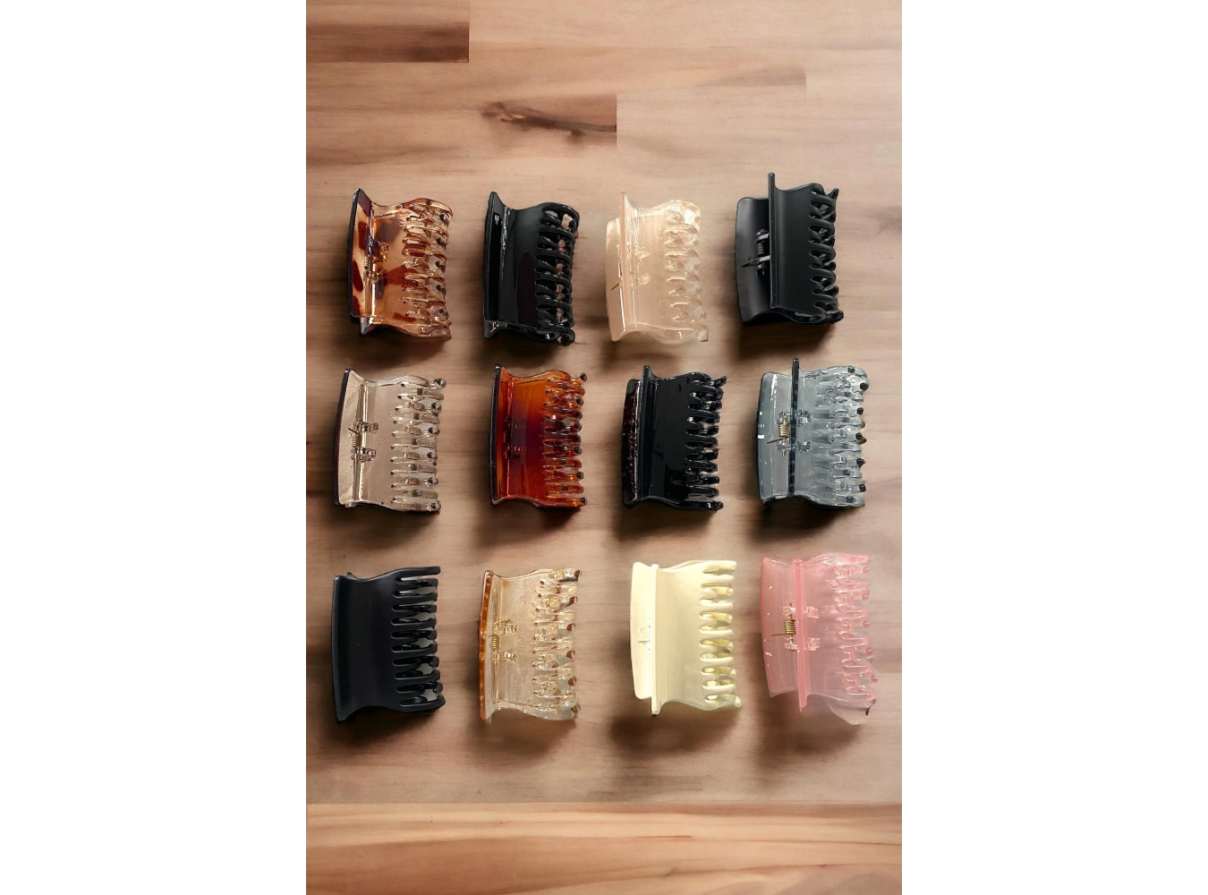 12li Karışık Renk Mandal Toka Set