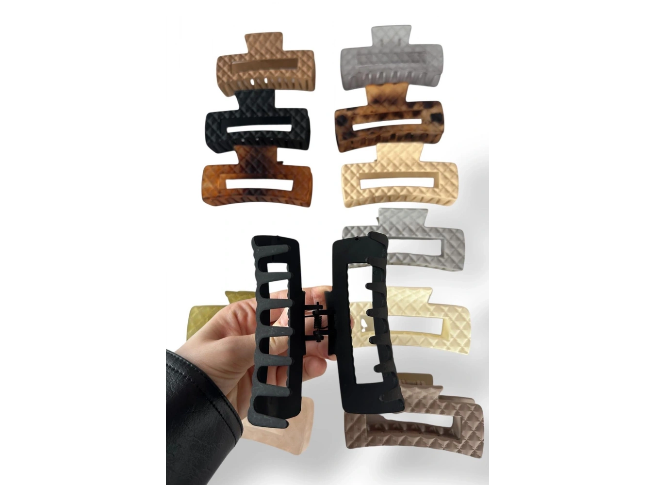 12li Karışık Renk Mandal Toka Set