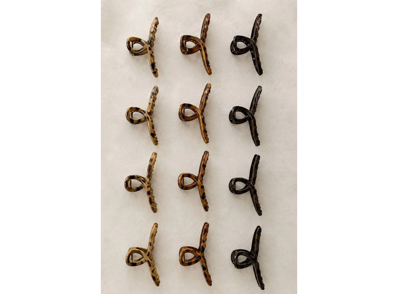 12li  Karışık Renk Mandal Toka Set