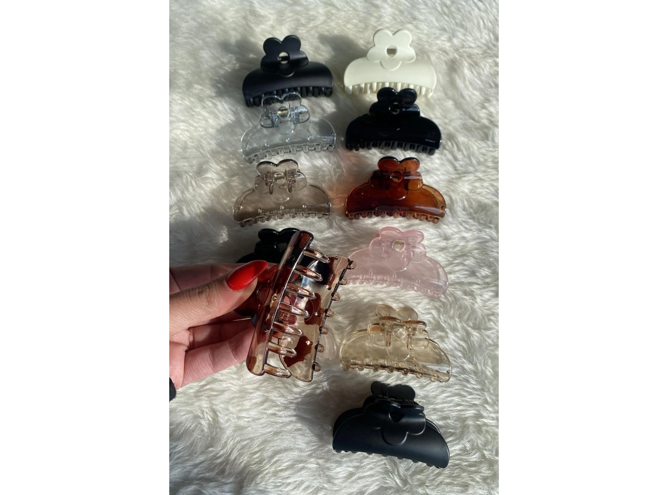 12li Karışık Renk Mandal Toka Set