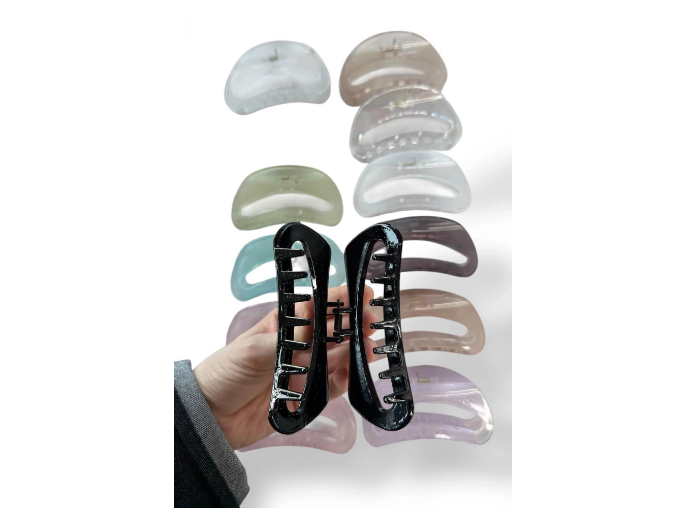 12li Karışık Renk Mandal Toka Set