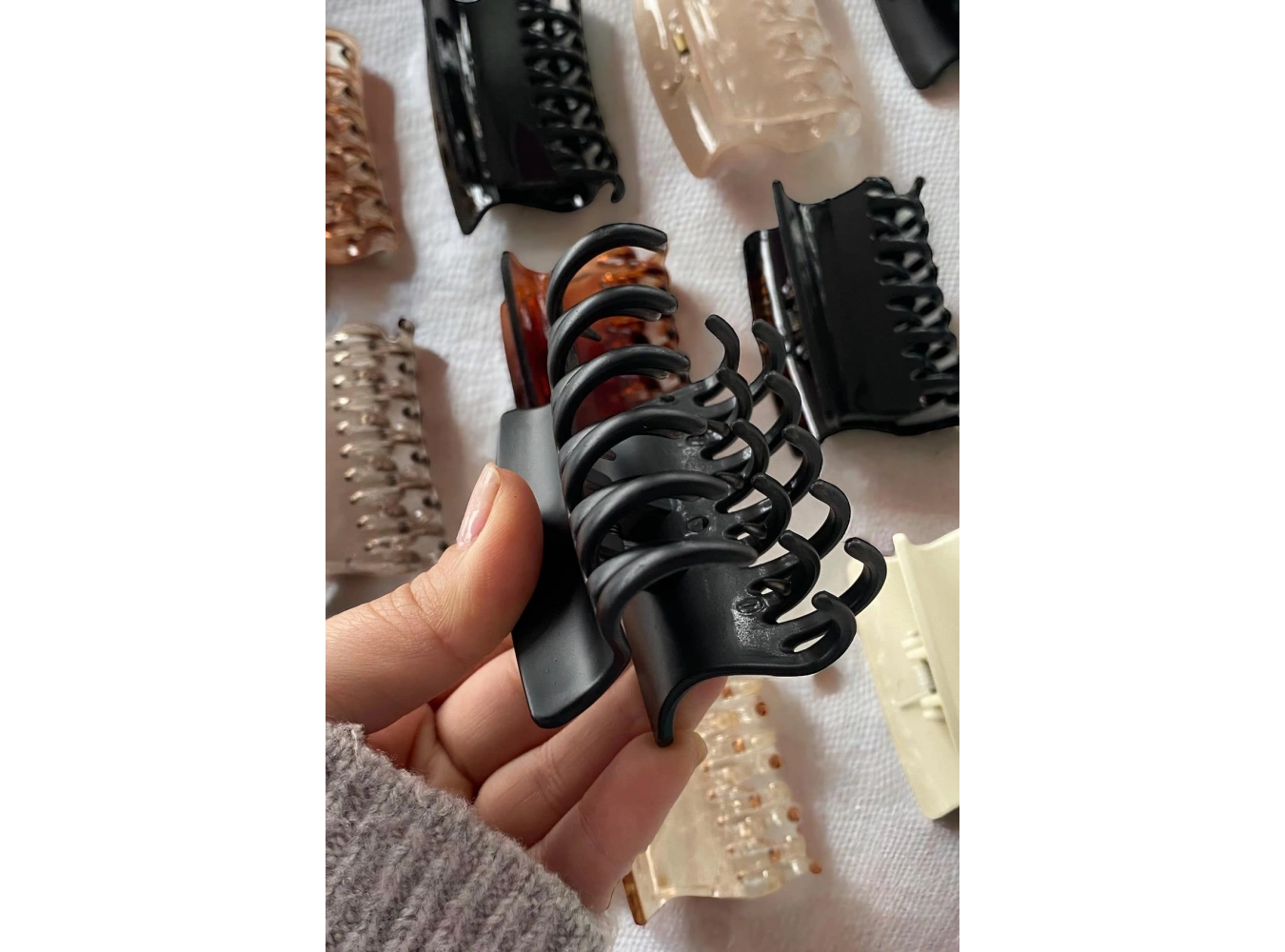 12li Karışık Renk Mandal Toka Set