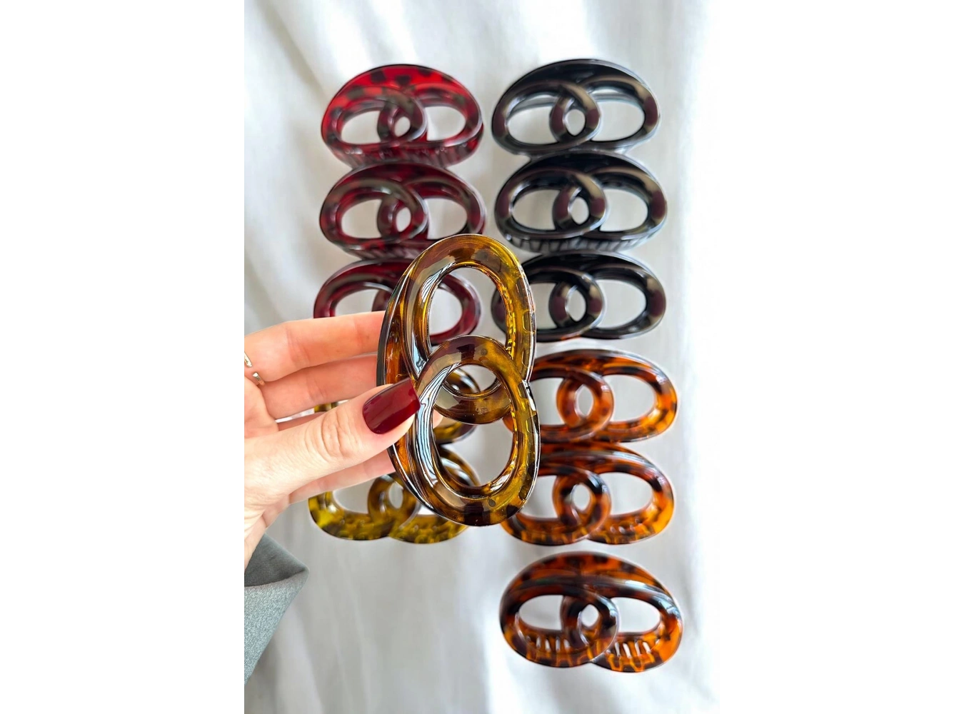 12li Karışık Renk Mandal Toka Set