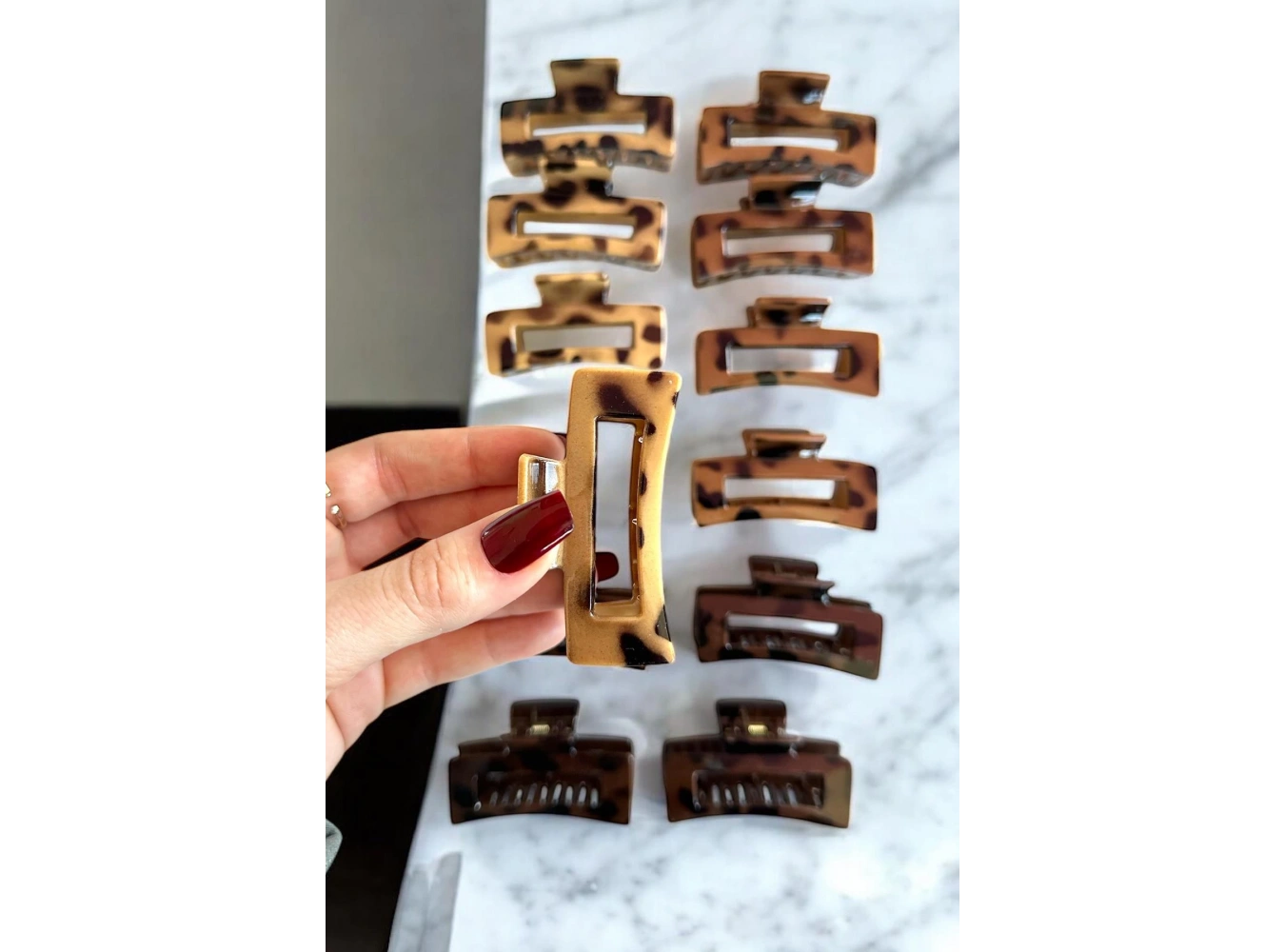 12li Karışık Renk Mandal Toka Set