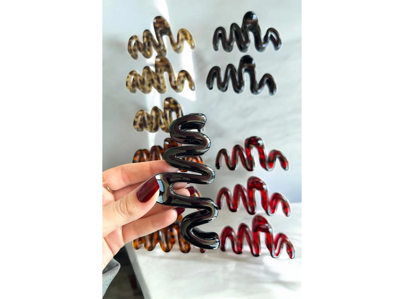 12li Karışık Renk Mandal Toka Set