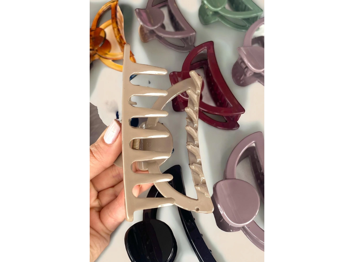 12li Karışık Renk Mandal Toka Set